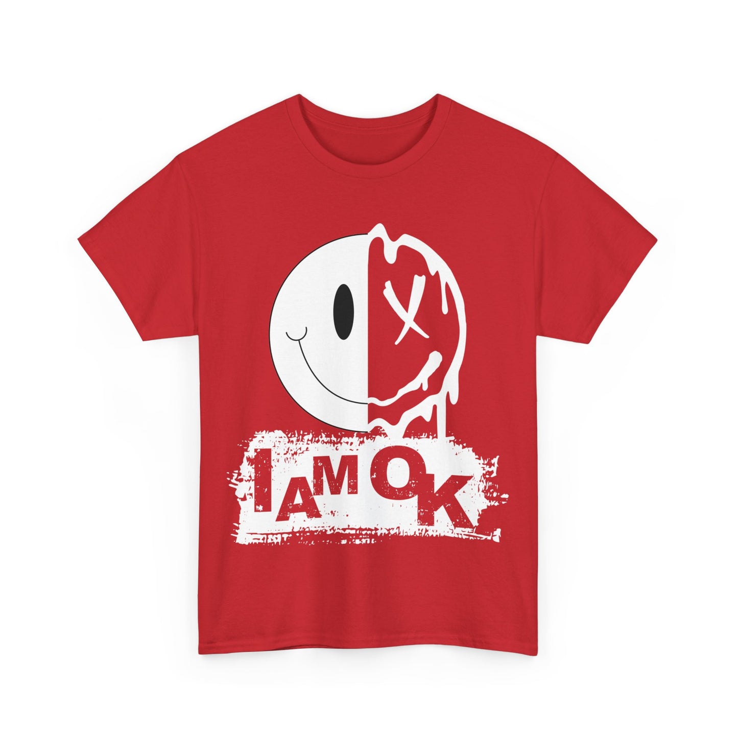 I AM OK | Melting Inside T-Shirt Red