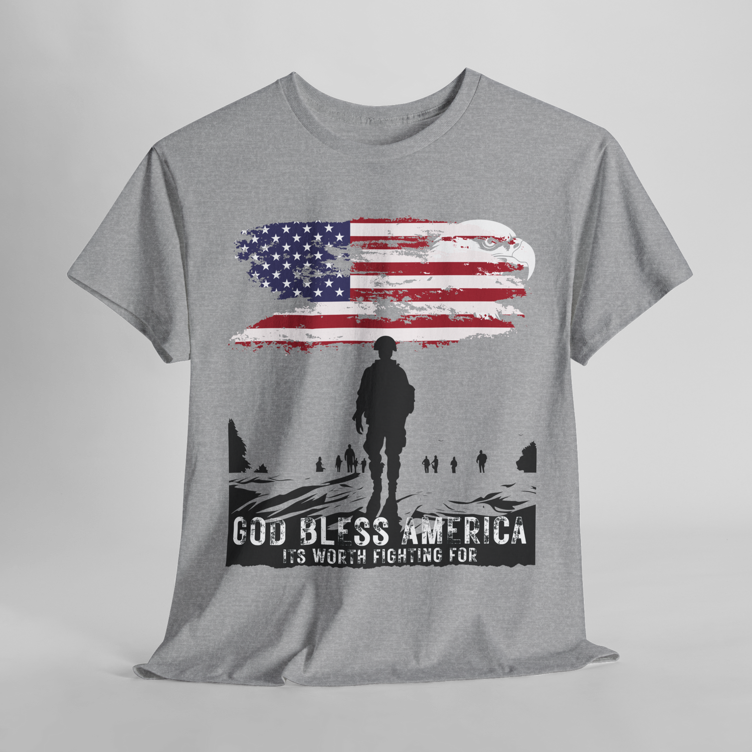 USA parotitic tee worth fighting for