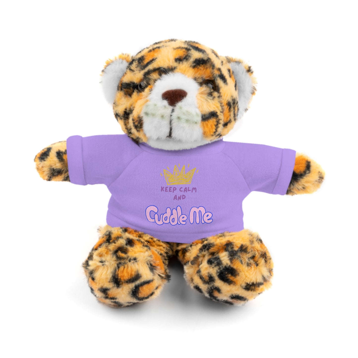 Cuddle Critters 8" Plushie | Keep Calm and Cuddle Me soft toy Lavender Jaguar 8"