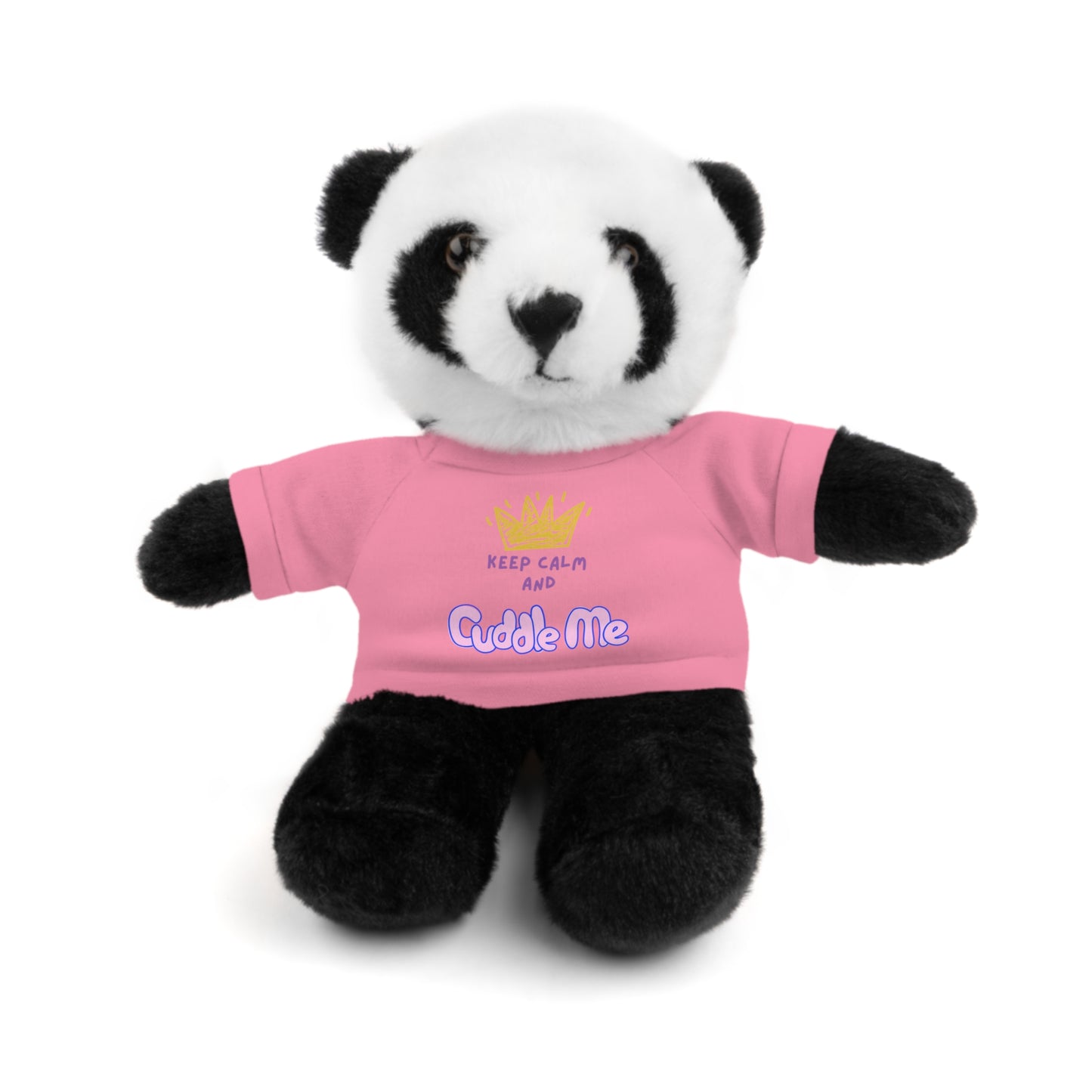 Cuddle Critters 8" Plushie | Keep Calm and Cuddle Me soft toy Pink Panda 8"