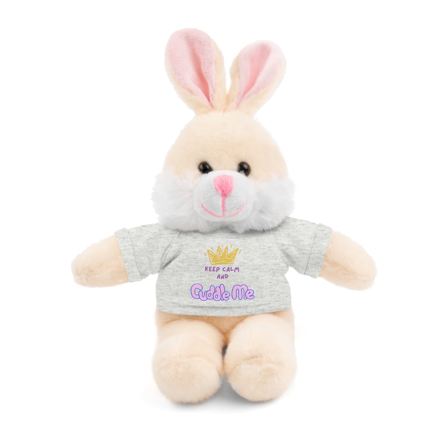 Cuddle Critters 8" Plushie | Keep Calm and Cuddle Me soft toy Ash Bunny 8"