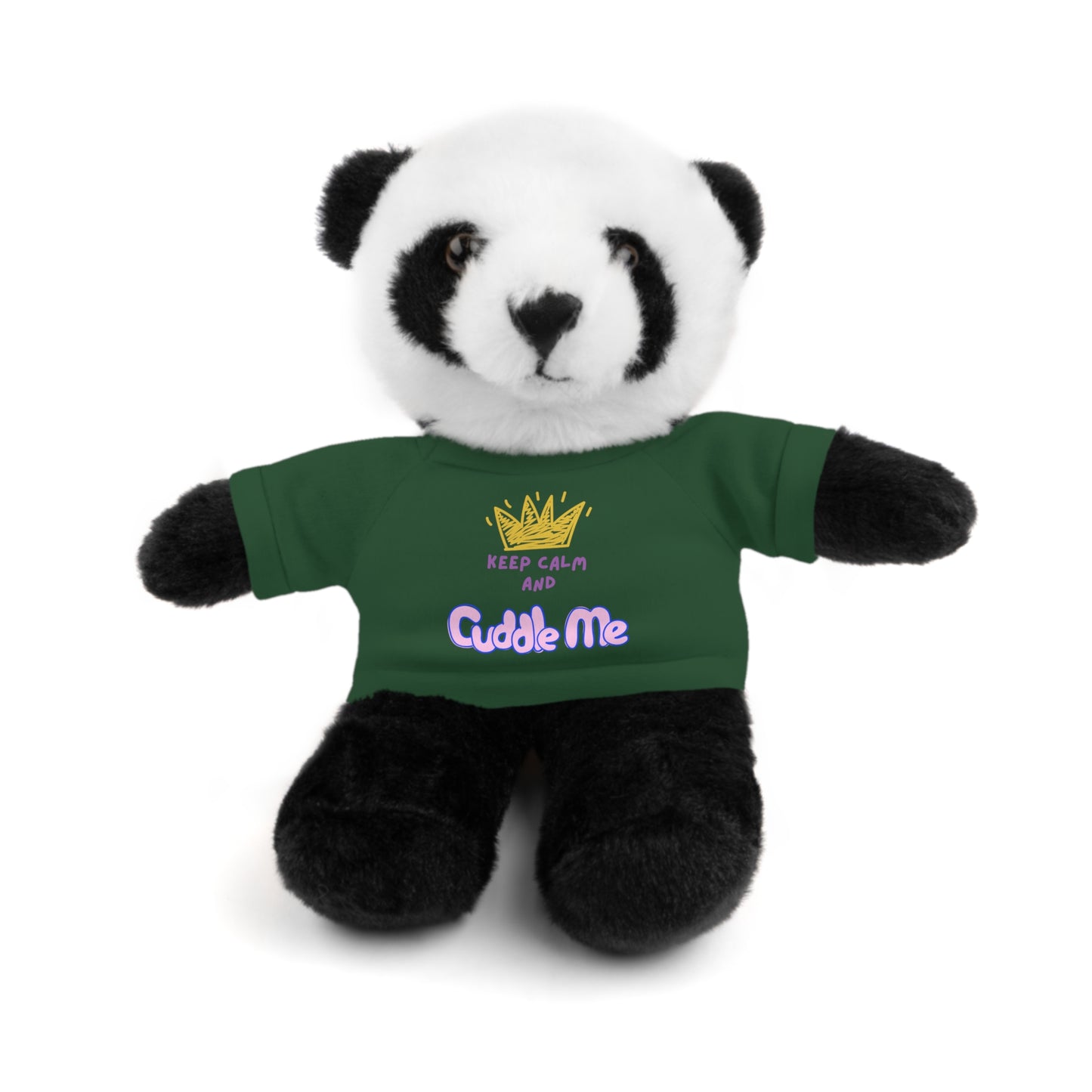 Cuddle Critters 8" Plushie | Keep Calm and Cuddle Me soft toy Forest Green Panda 8"