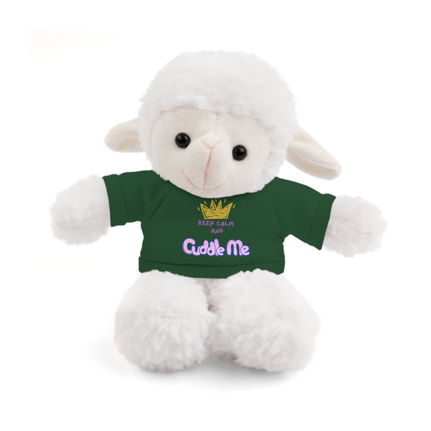 Cuddle Critters 8" Plushie | Keep Calm and Cuddle Me soft toy Forest Green Sheep 8"