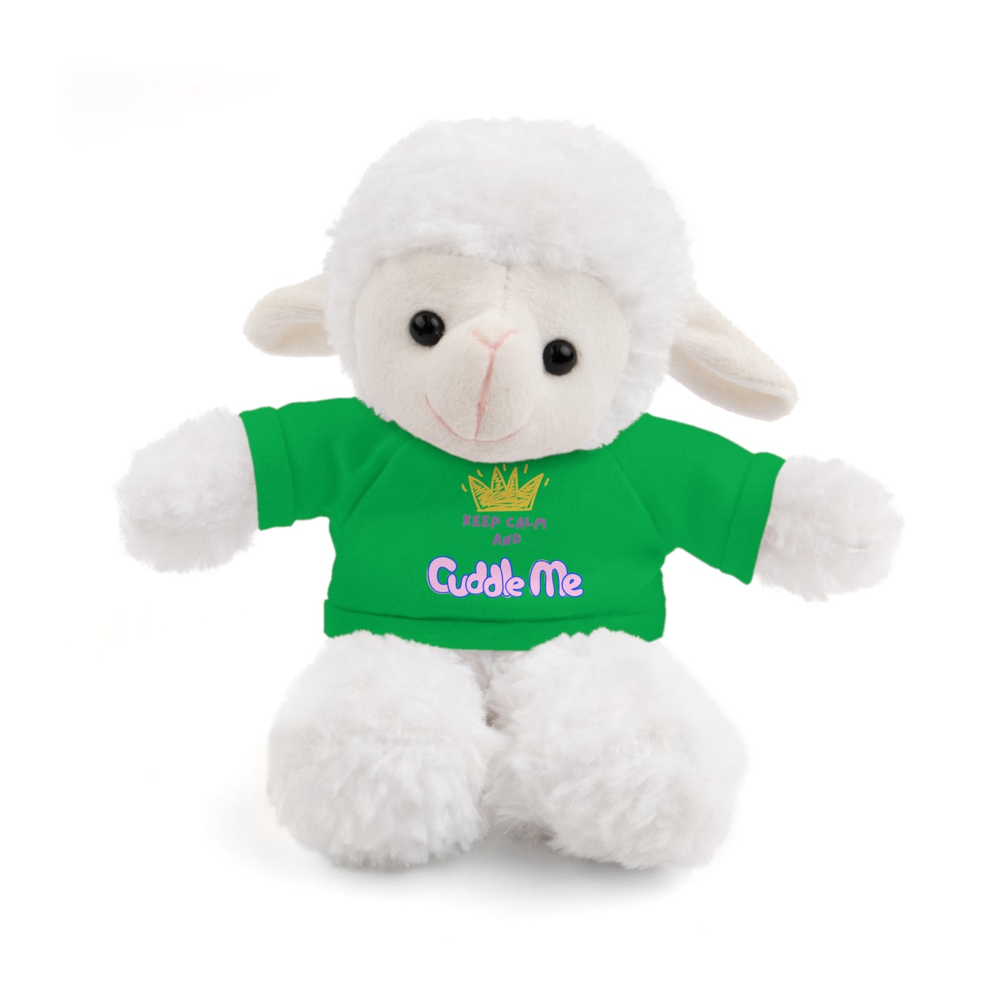 Cuddle Critters 8" Plushie | Keep Calm and Cuddle Me soft toy Irish Green Sheep 8"