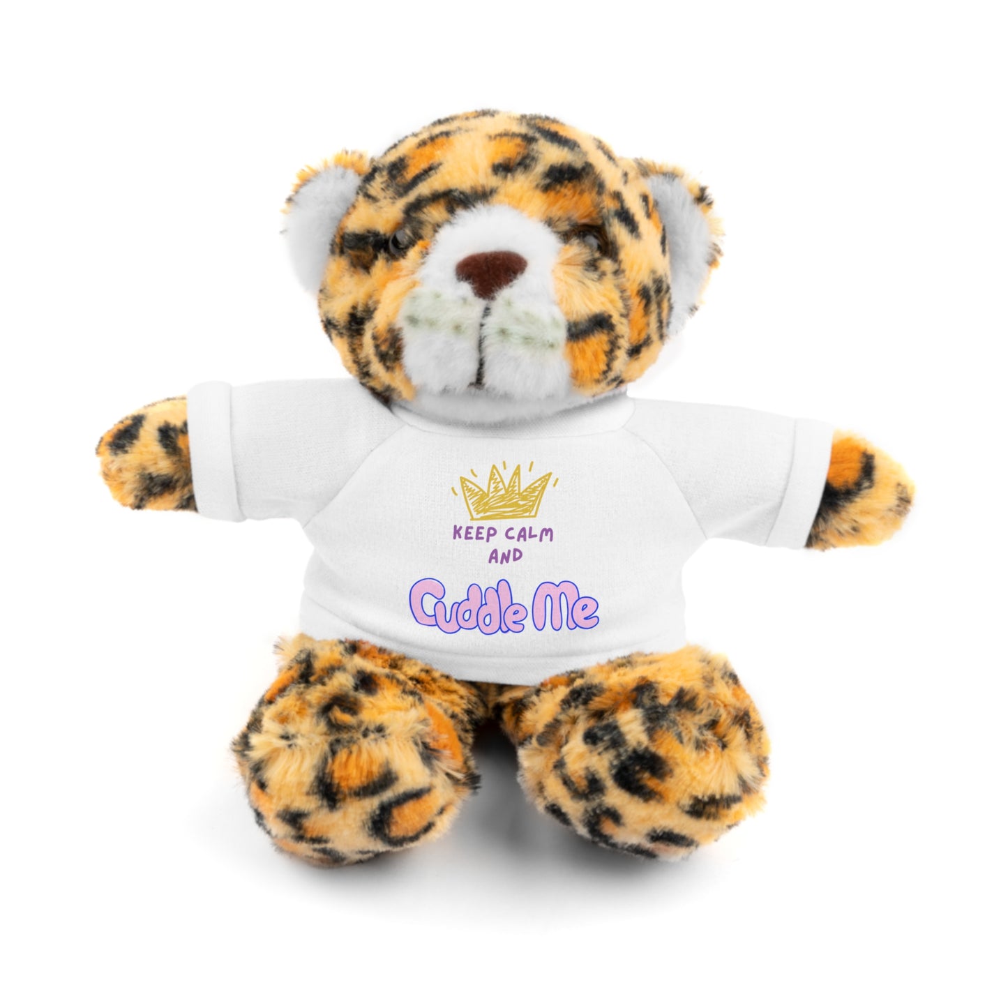 Cuddle Critters 8" Plushie | Keep Calm and Cuddle Me soft toy White Jaguar 8"