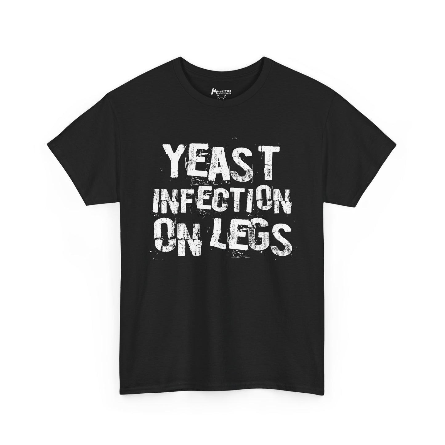 Black yeast infection on legs NSFA shirt, shocking slag humor