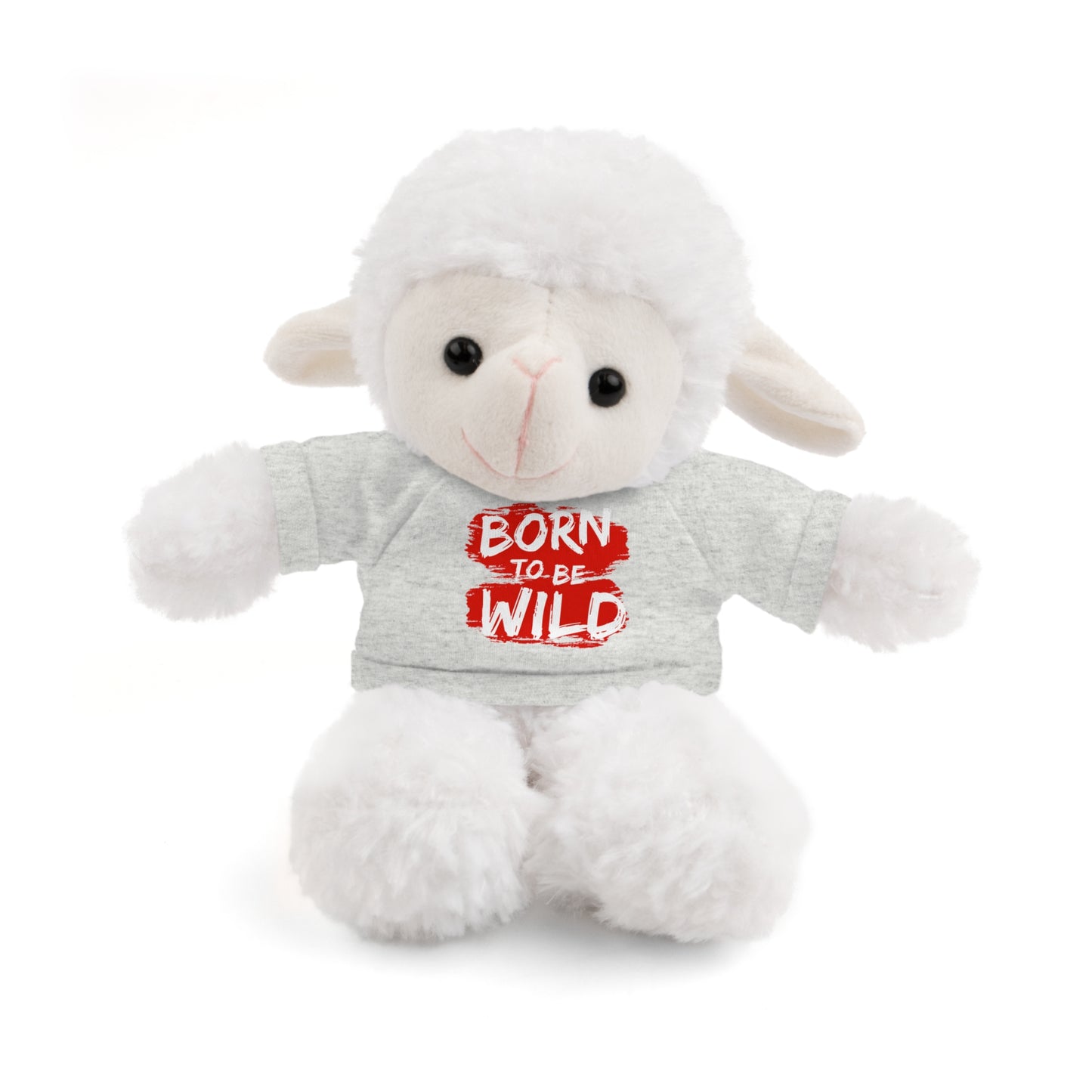 Cuddle Critters 8" Plushie | Born to be Wild soft toy Ash Sheep 8"
