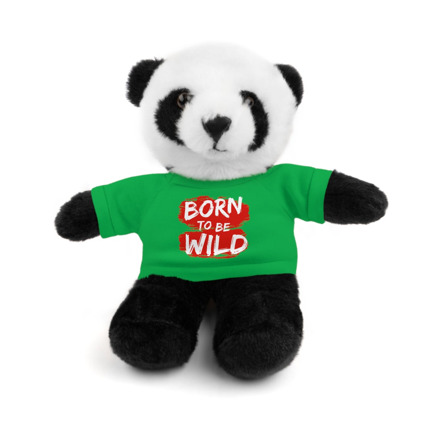 Cuddle Critters 8" Plushie | Born to be Wild soft toy Irish Green Panda 8"