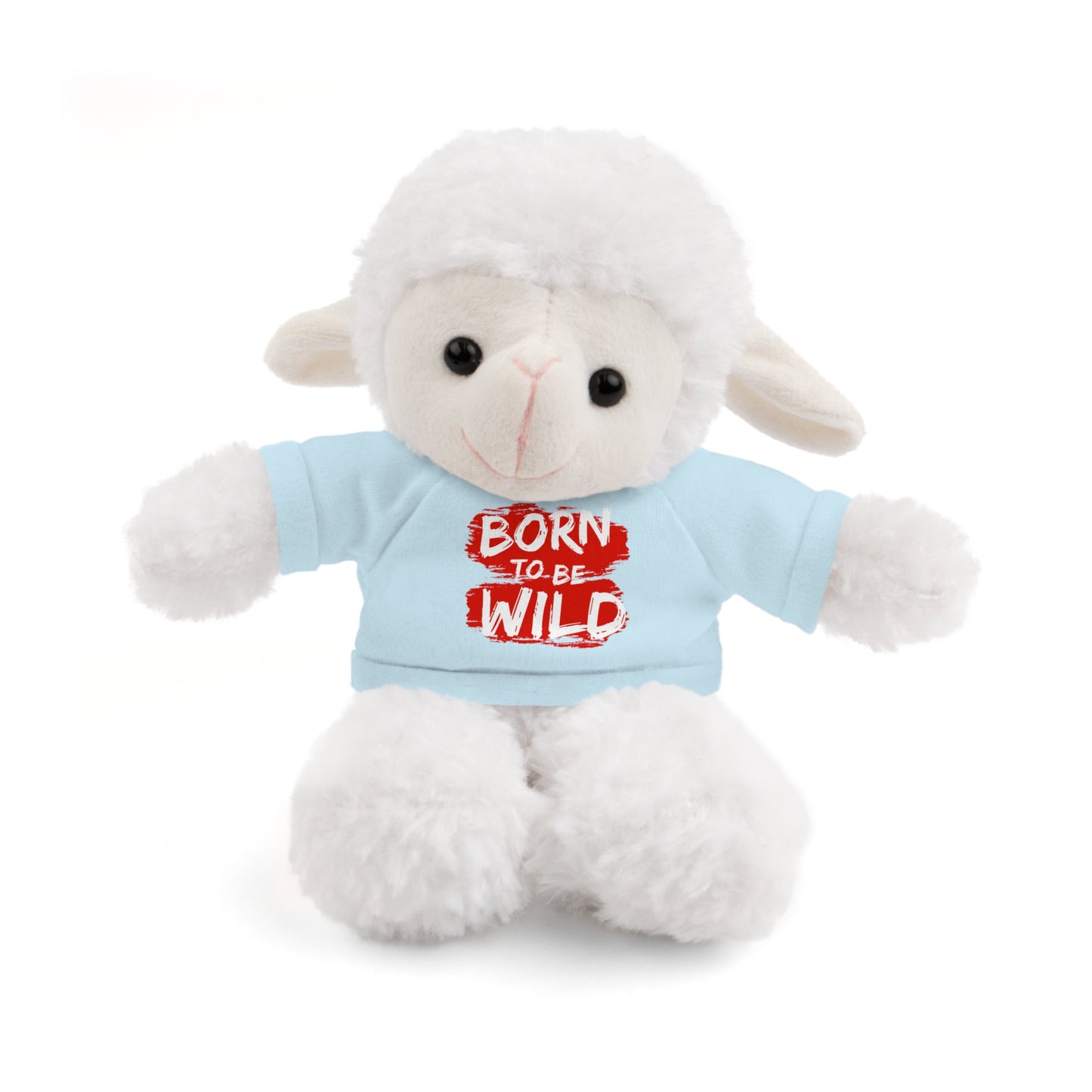 Cuddle Critters 8" Plushie | Born to be Wild soft toy Light Blue Sheep 8"