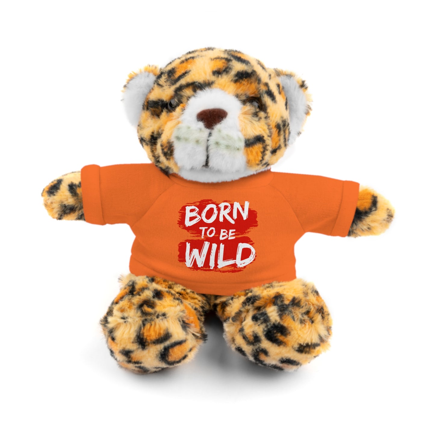 Cuddle Critters 8" Plushie | Born to be Wild soft toy Orange Jaguar 8"