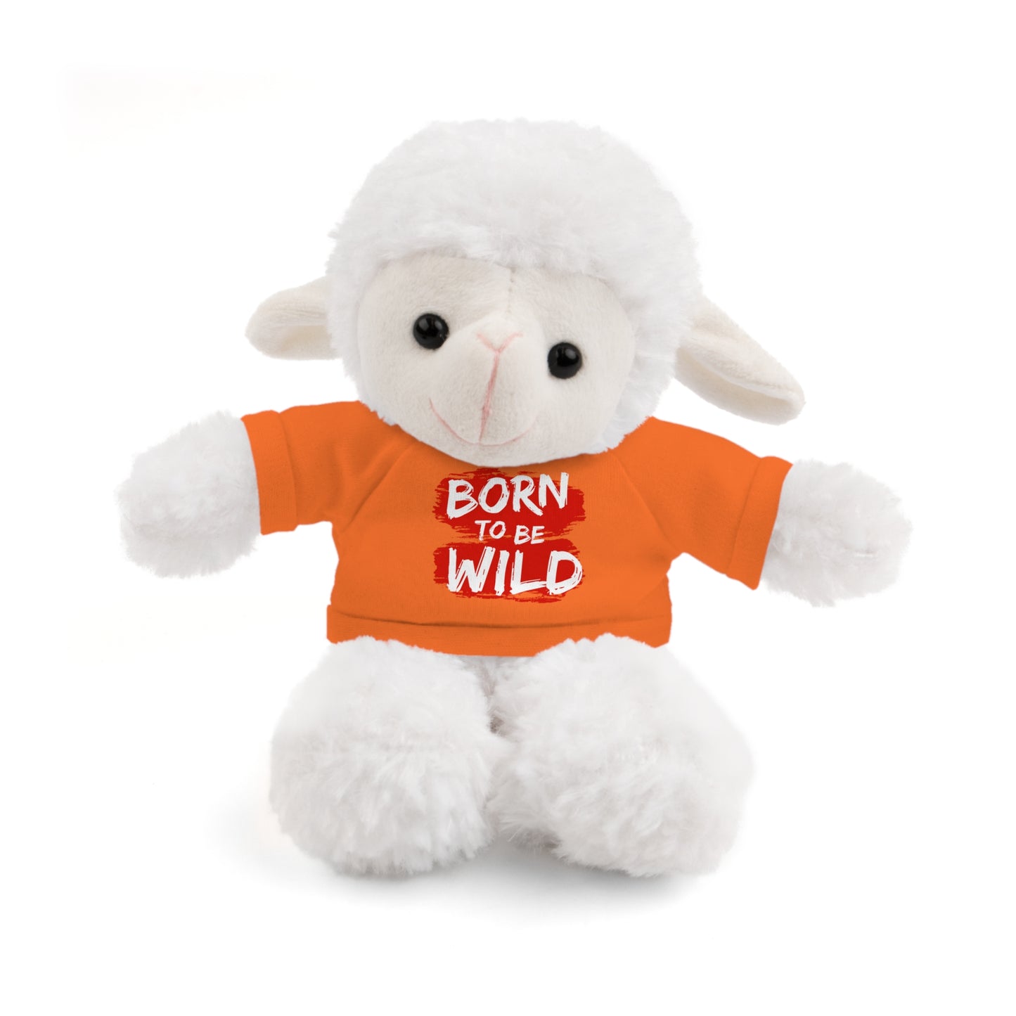 Cuddle Critters 8" Plushie | Born to be Wild soft toy Orange Sheep 8"