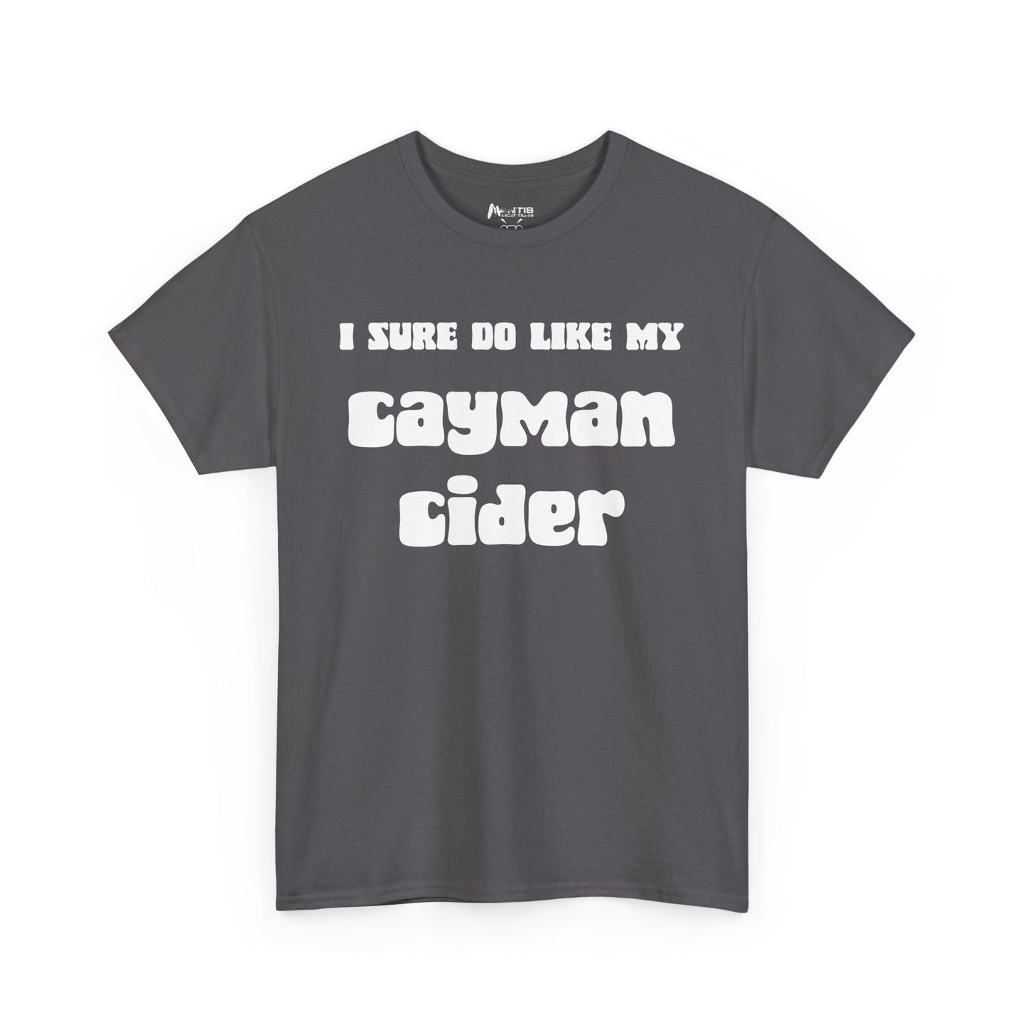 Charcoal shirt masking filth with a clever cider twist