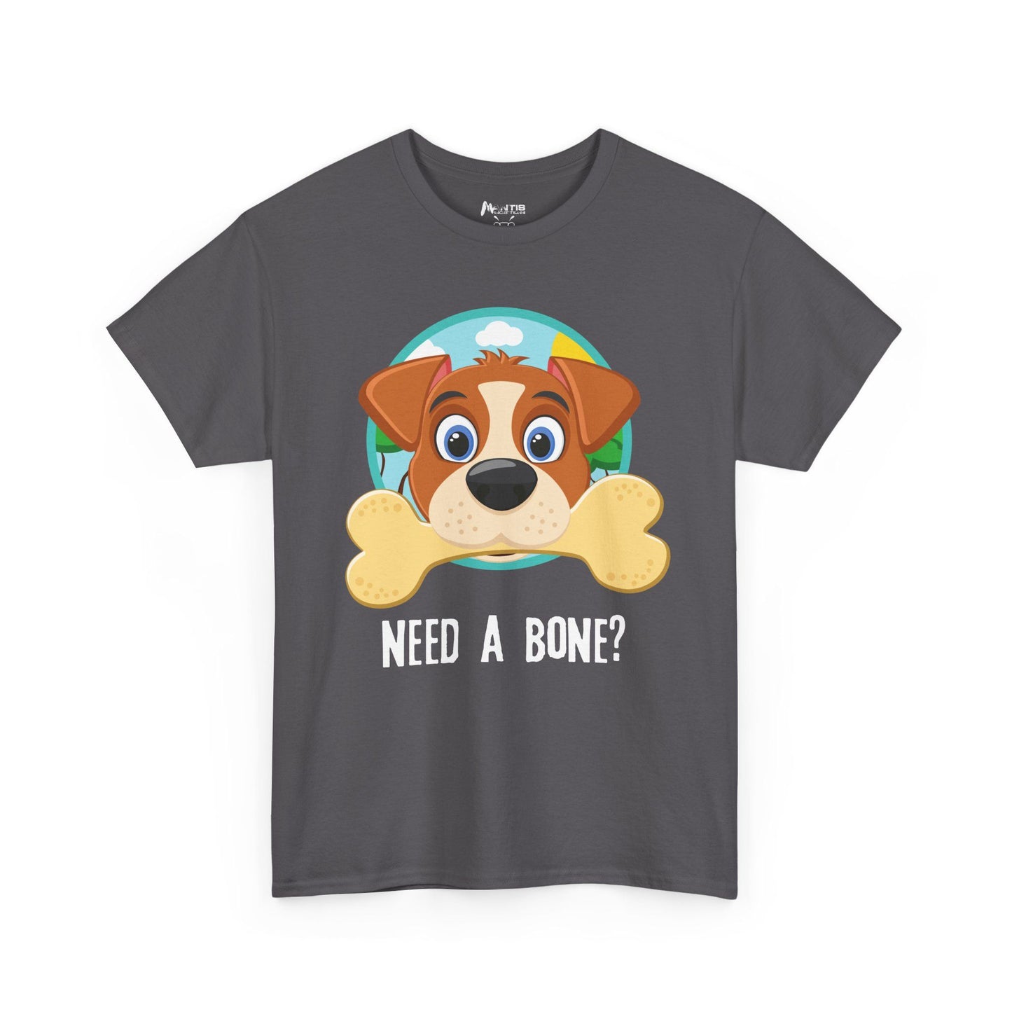 Charcoal shirt with raunchy double meaning