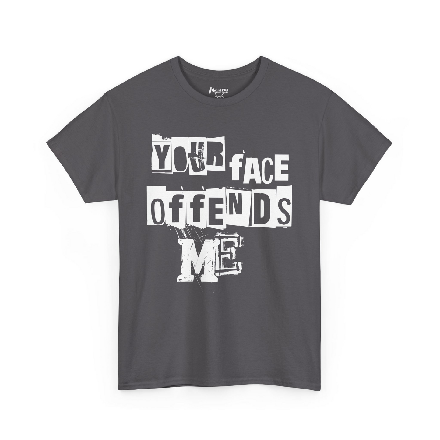 charcoal tee mocking easily offended snowflakes with brutal insult