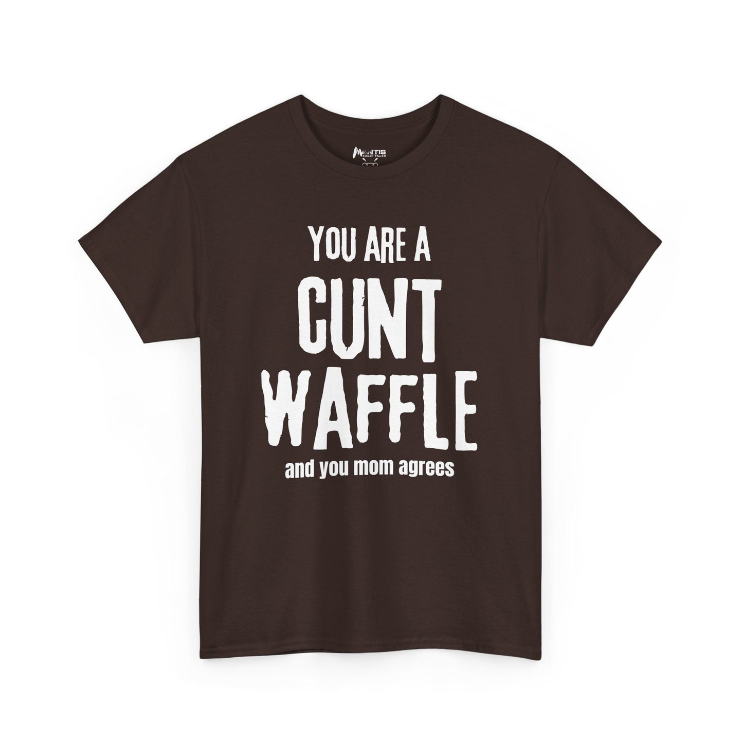 Dark chocolate tee calling out weakness and dragging mom into it