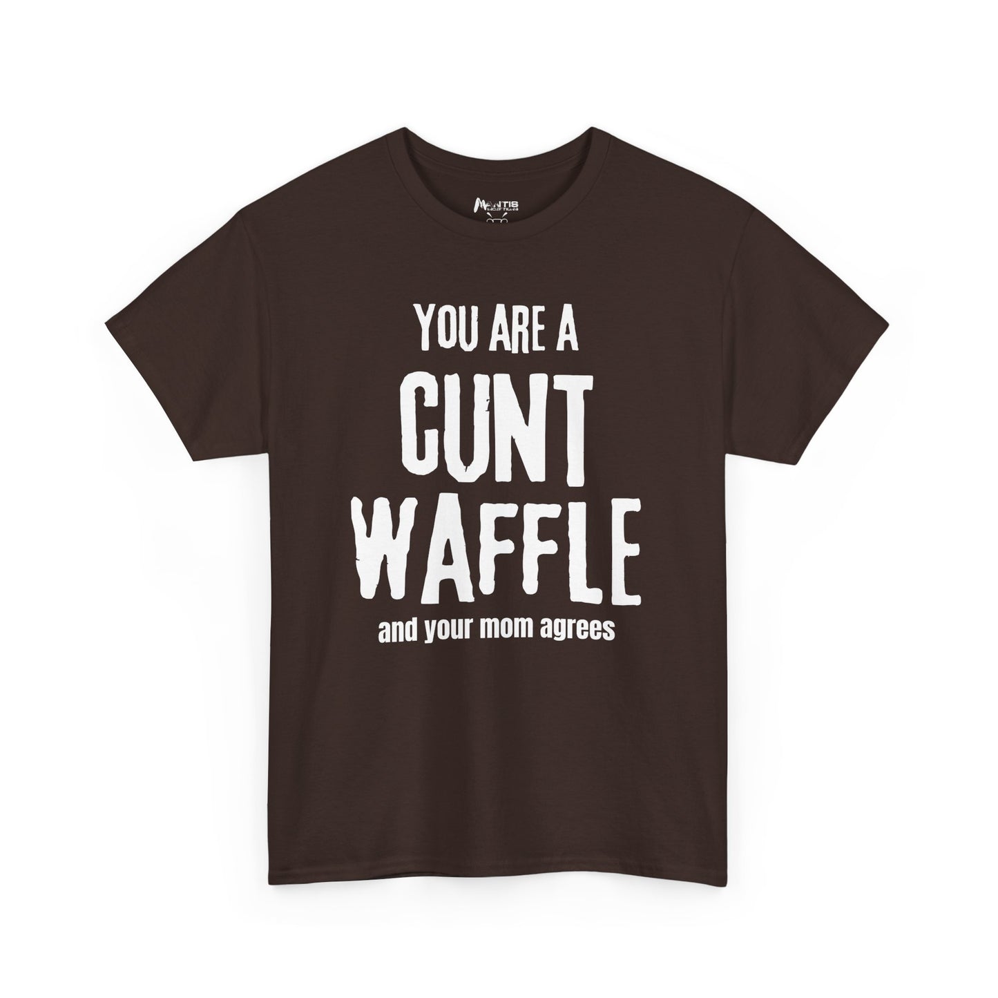 Dark chocolate tee calling out weakness and dragging mom into it