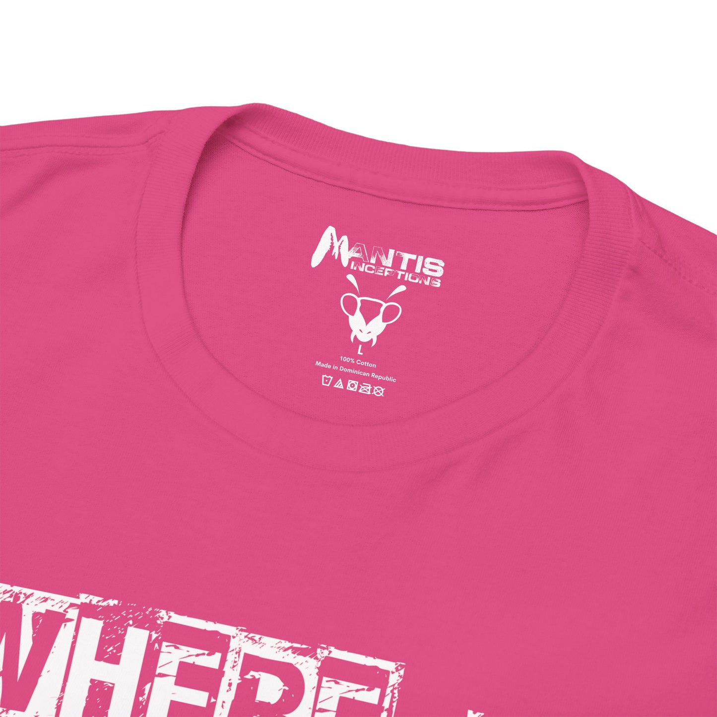 Funny pink t-shirt reading Where Is All the Gat At, edgy and sarcastic style