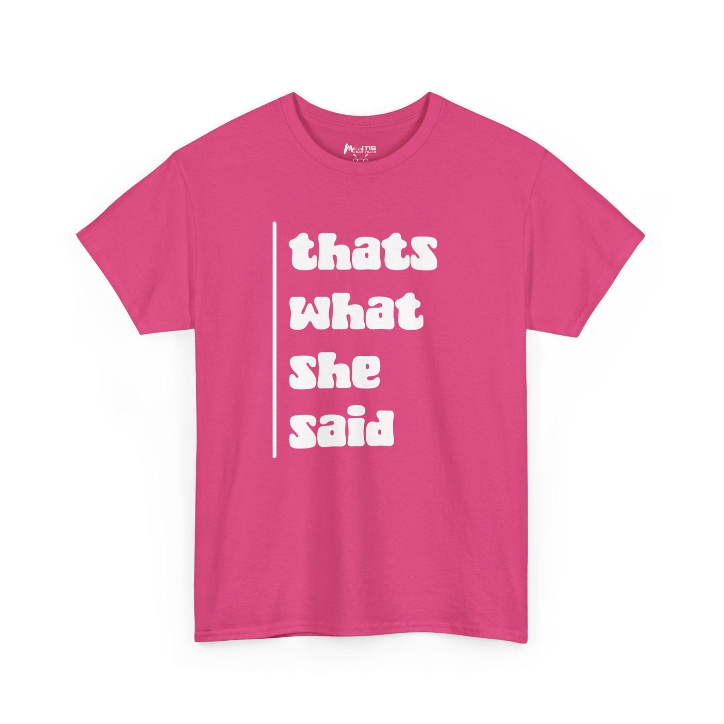 Heliconia tee that makes every conversation sound like foreplay