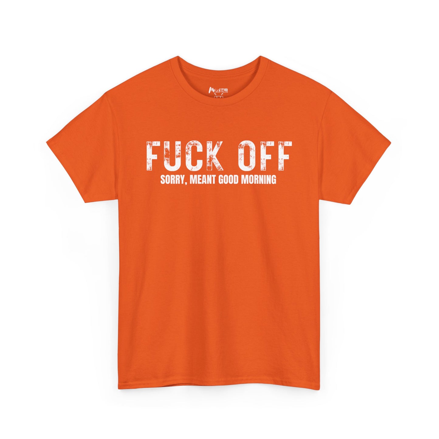 orange tee mocking those who can’t keep their story straight