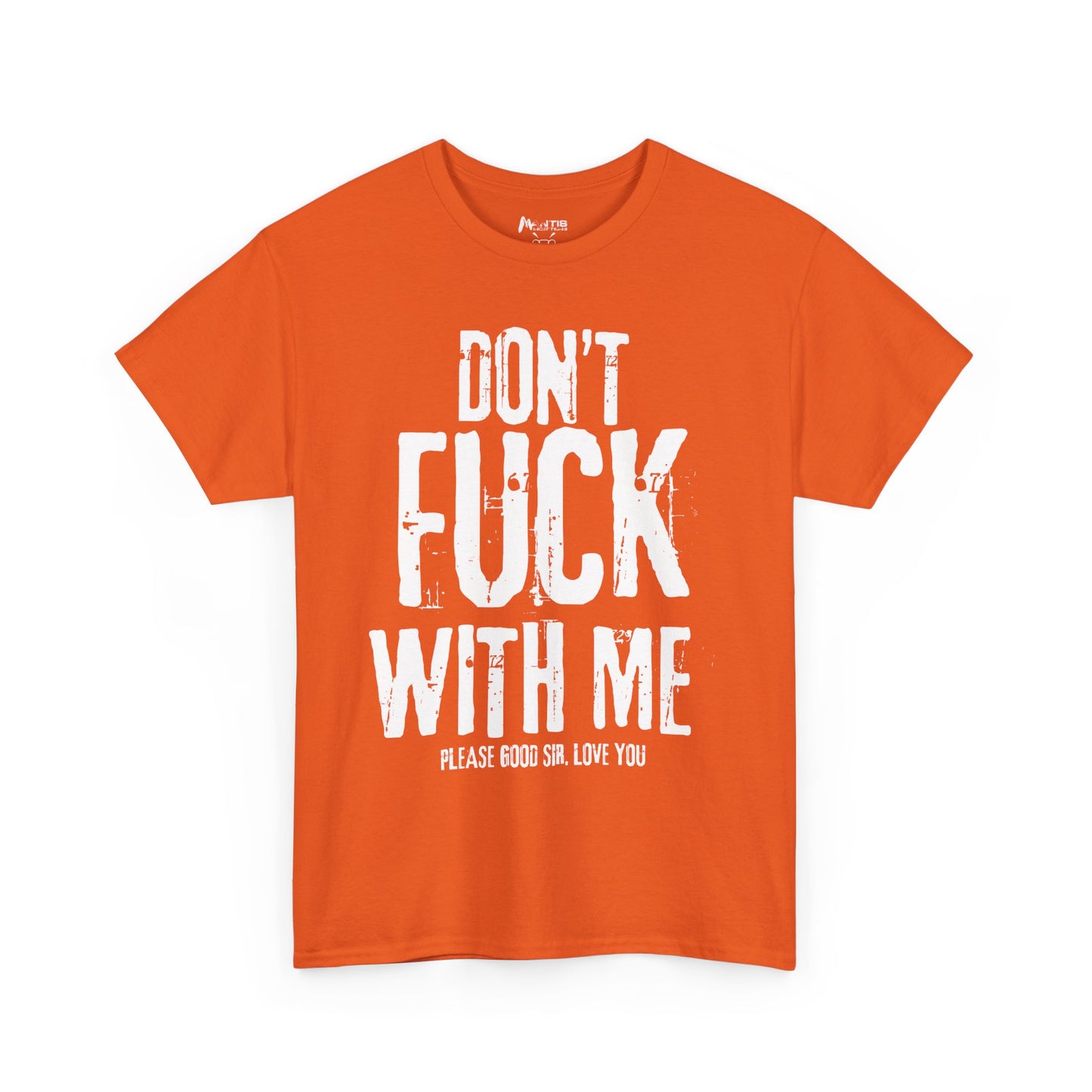 orange shirt exposing fake confidence in hilarious contrast