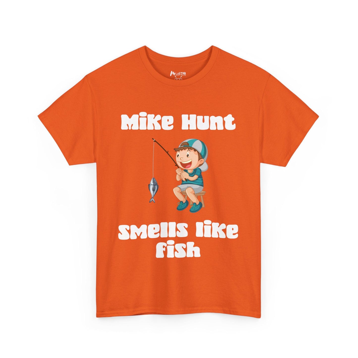 Orange tee built to destroy polite conversations one syllable at a time