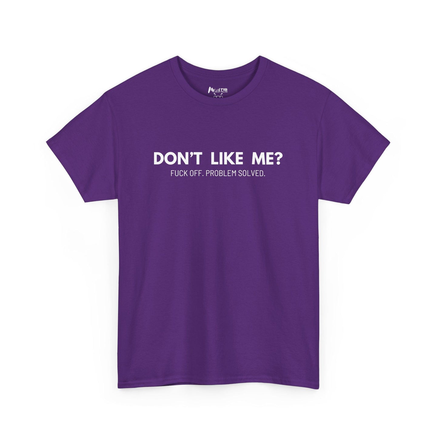 Purple tee with unapologetic message about haters