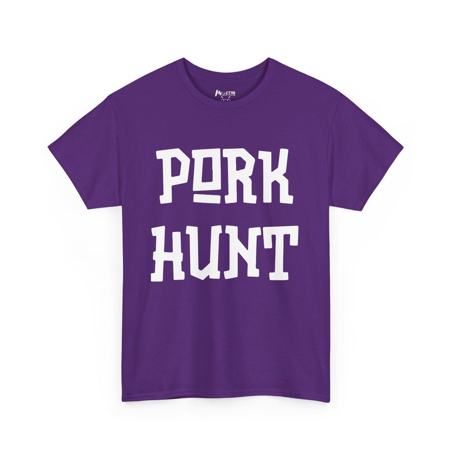Purple tee weaponizing pronunciation for maximum offense