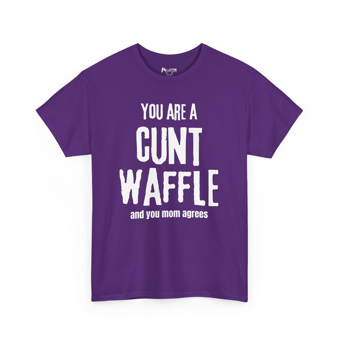 Purple tee calling someone a cunt waffle with their mom’s approval