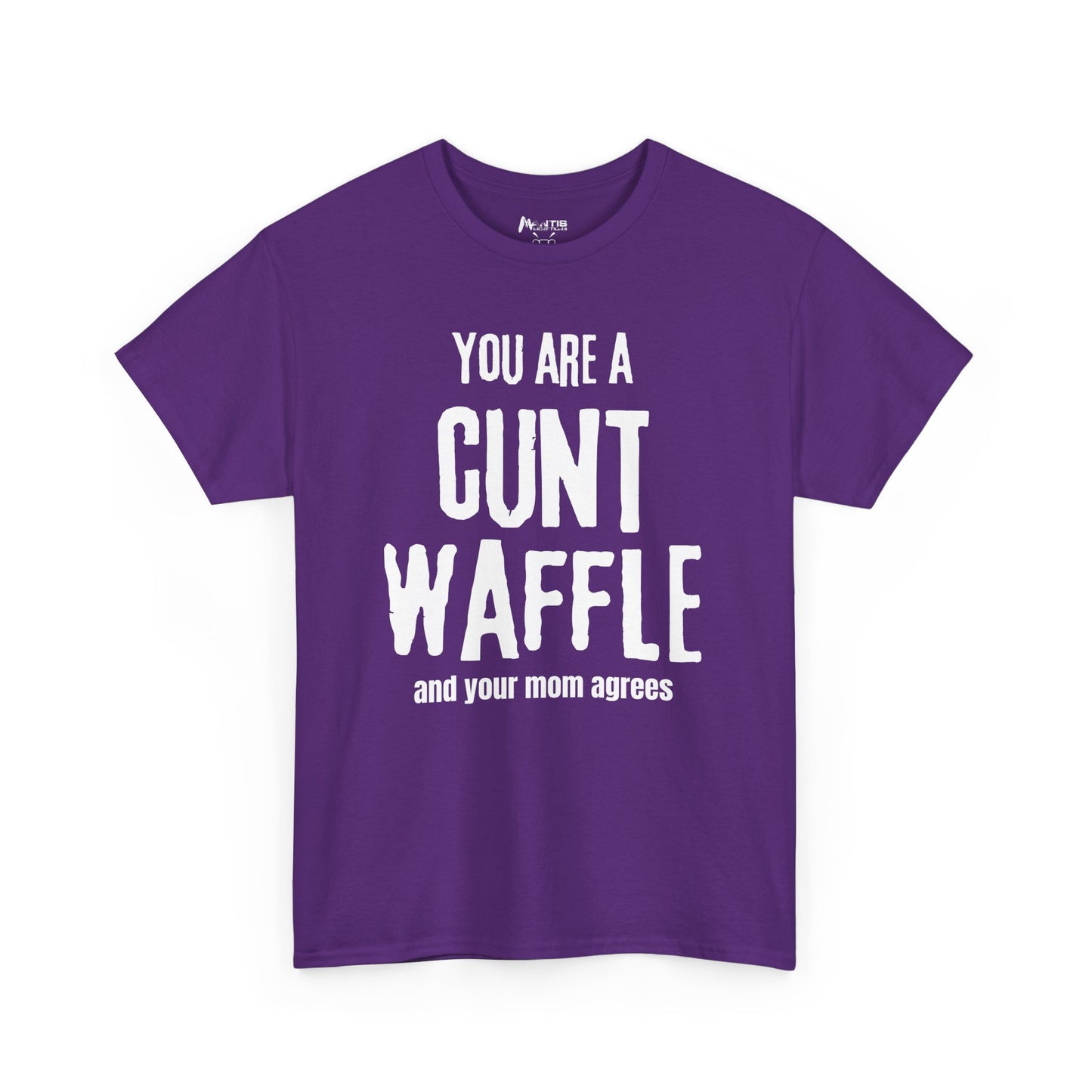 Purple tee calling someone a cunt waffle with their mom’s approval