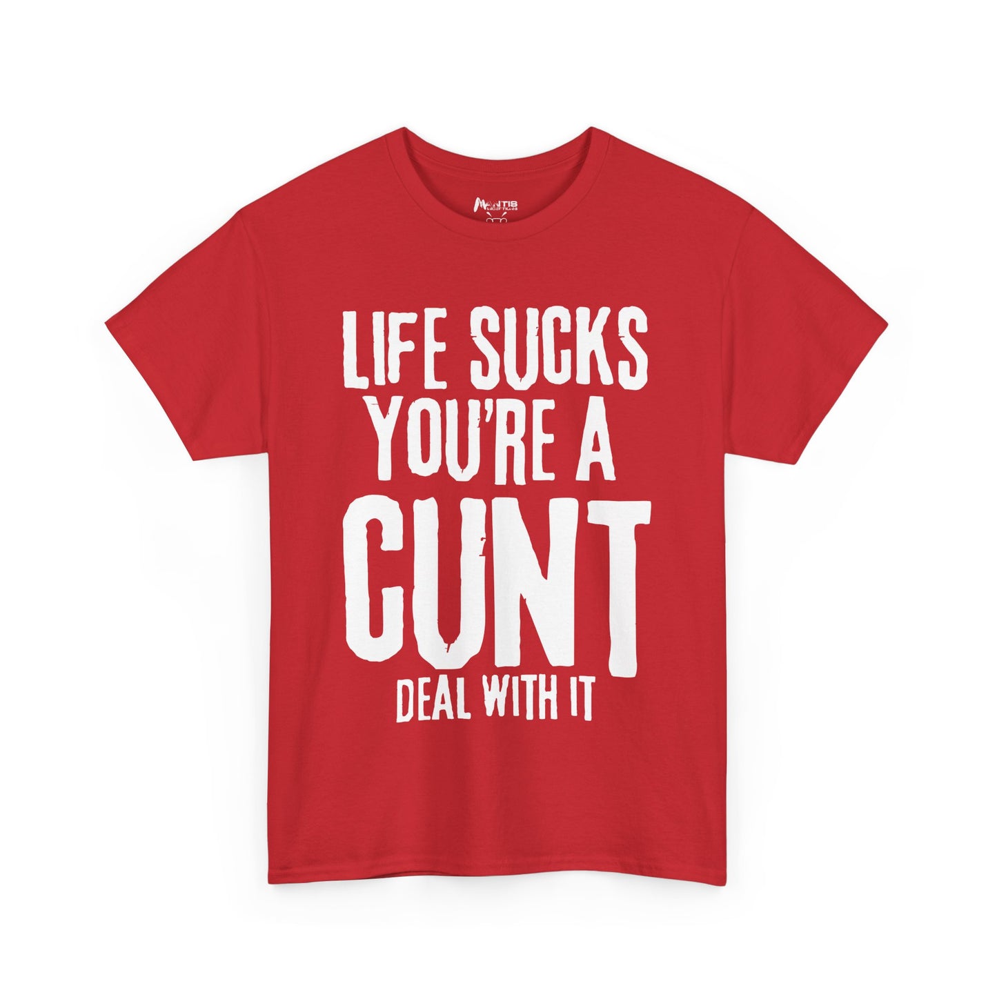 red shirt telling soft people to get a grip