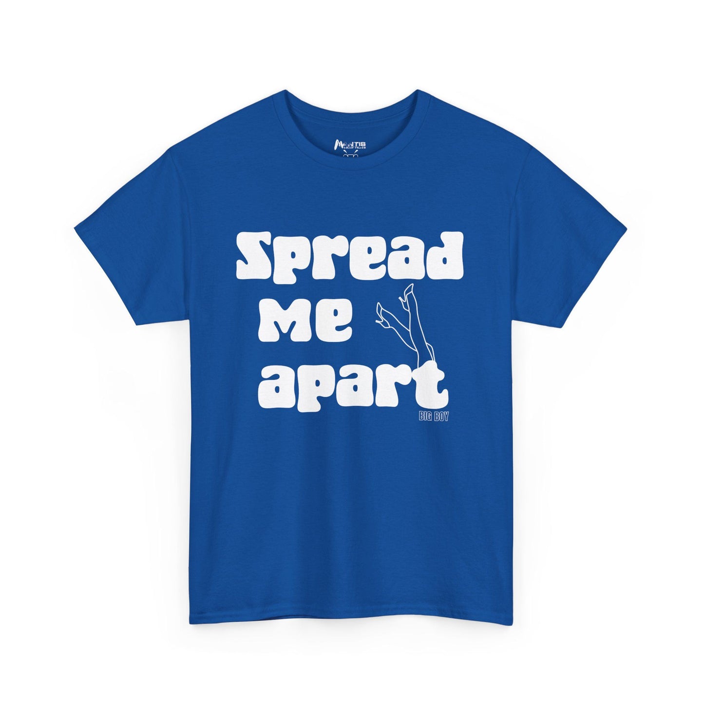 Royal tee flashing sexy humor with clear intentions