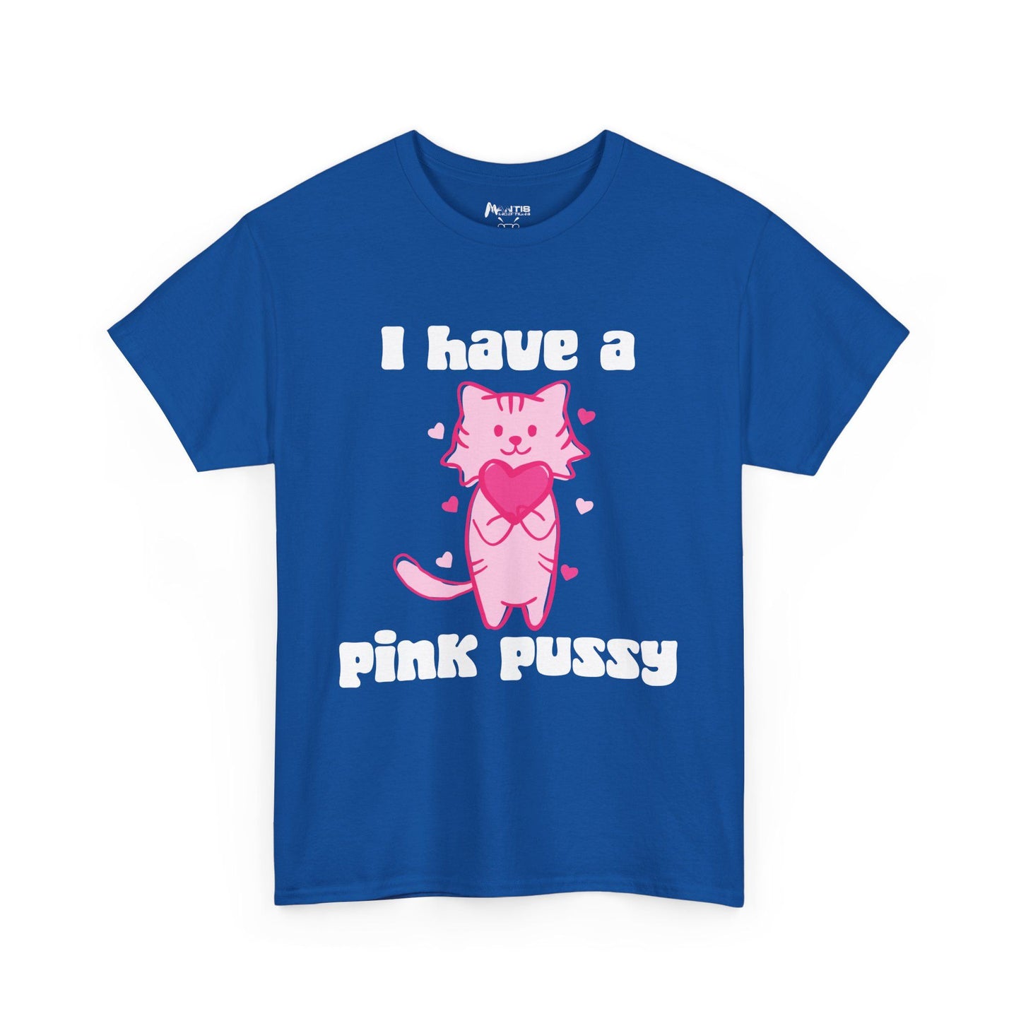 Royal tee with filthy text disguised as playful graphics