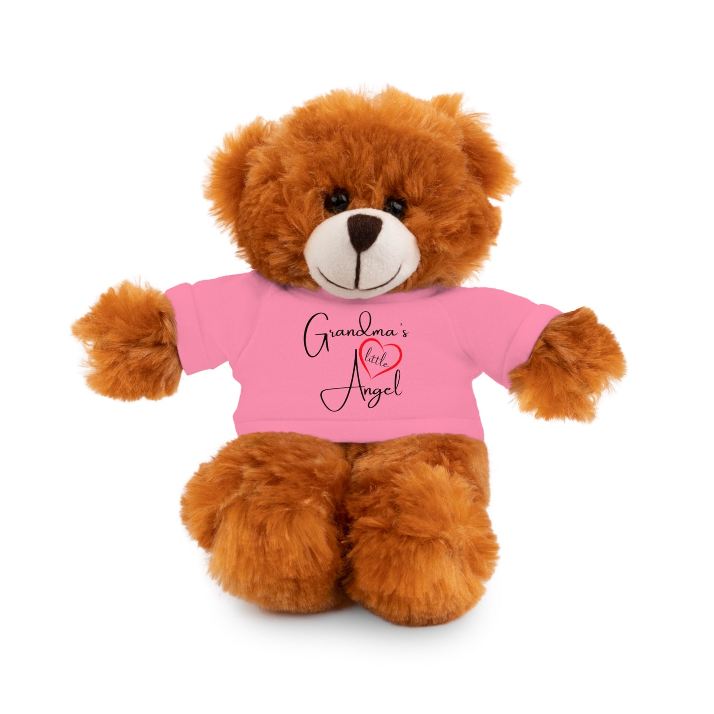 Cuddle Critters 8" Plushie | Grandmas little Angel soft toy Pink Bear 8"