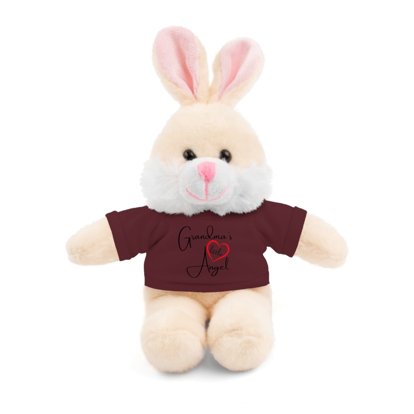 Cuddle Critters 8" Plushie | Grandmas little Angel soft toy Maroon Bunny 8"