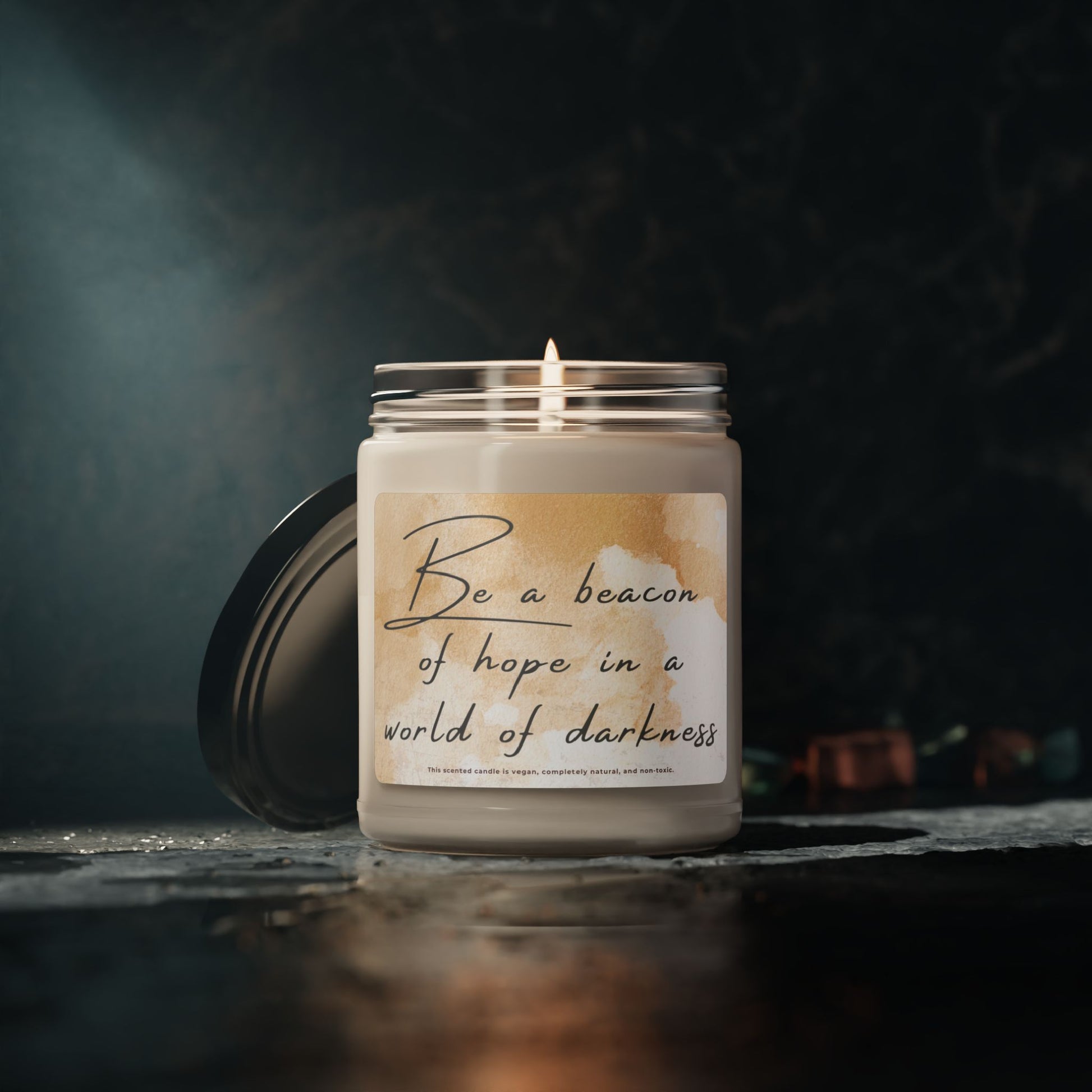 Scented Soy Candle | Be a Beacon of Hope in a World of Darkness