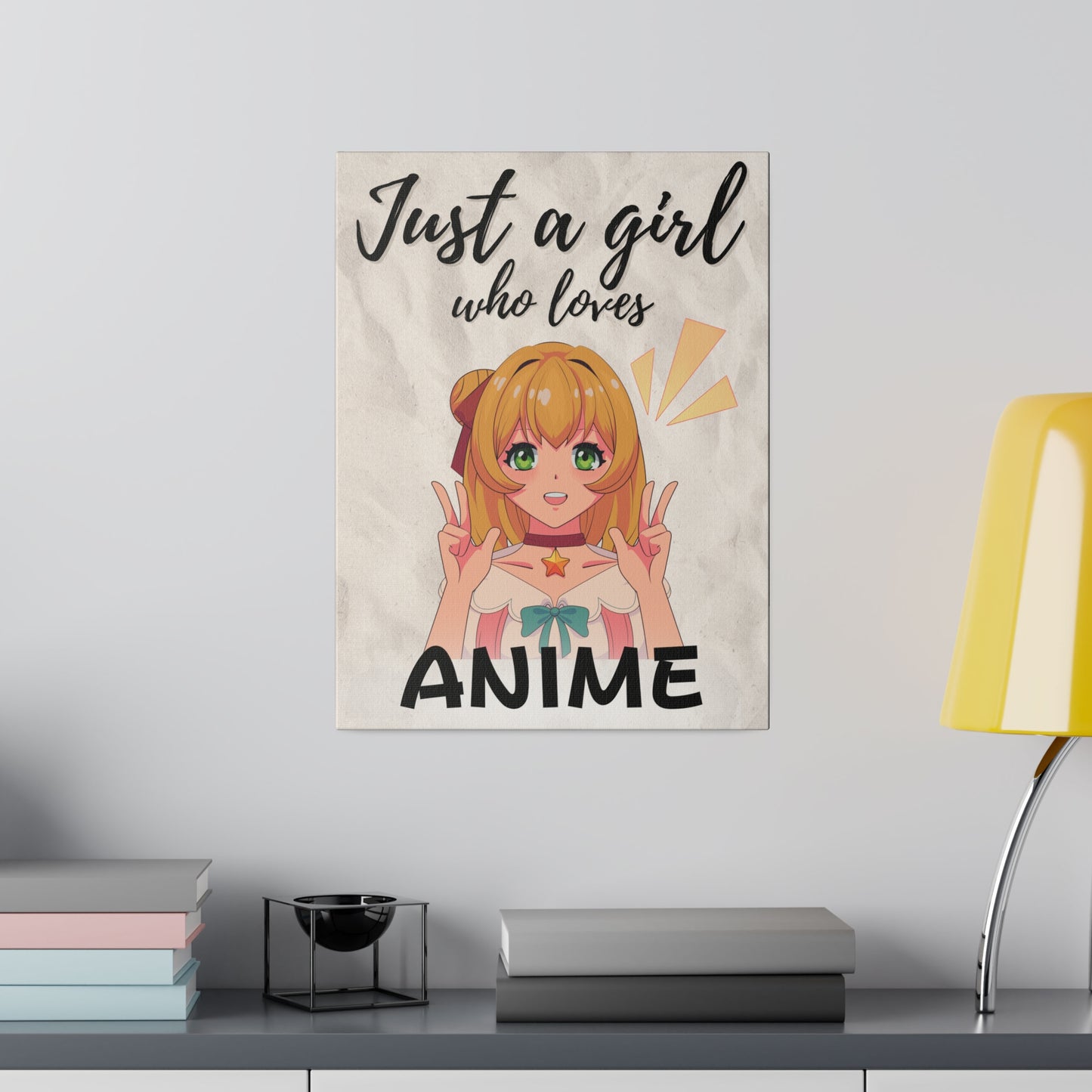 Just A Girl Who Loves | Anime Canvas