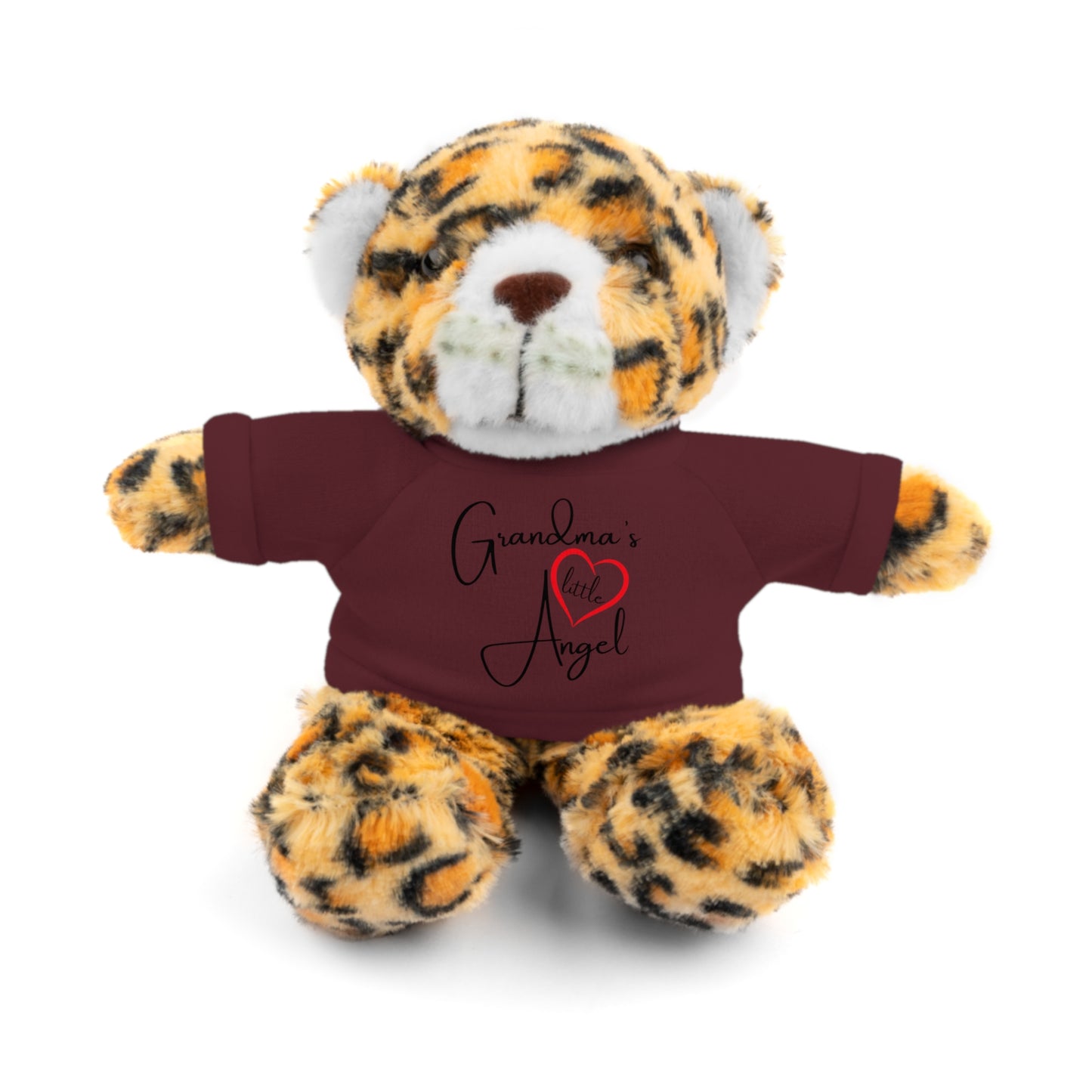 Cuddle Critters 8" Plushie | Grandmas little Angel soft toy Maroon Jaguar 8"