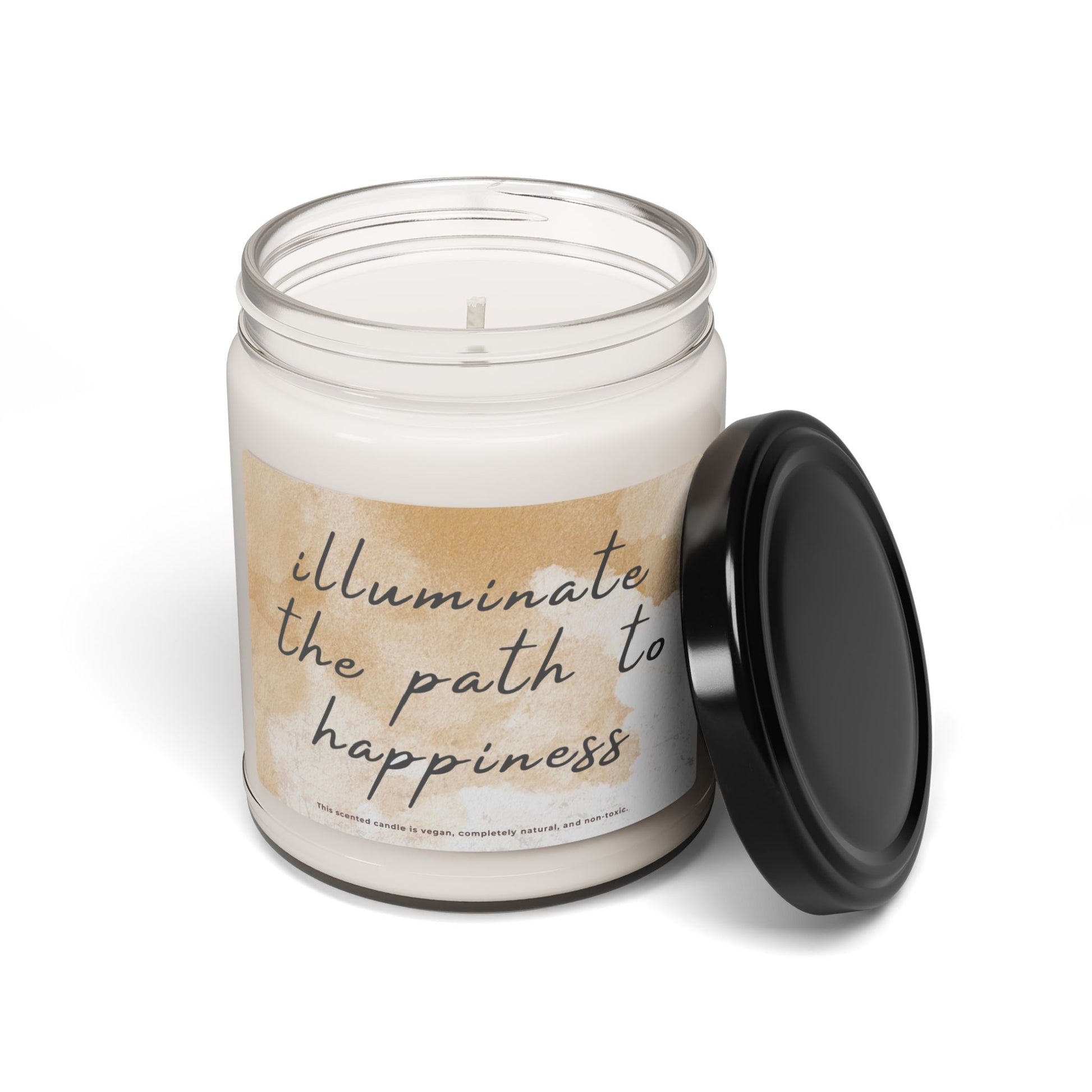 Scented Soy Candle | Illuminate the Path to Happiness