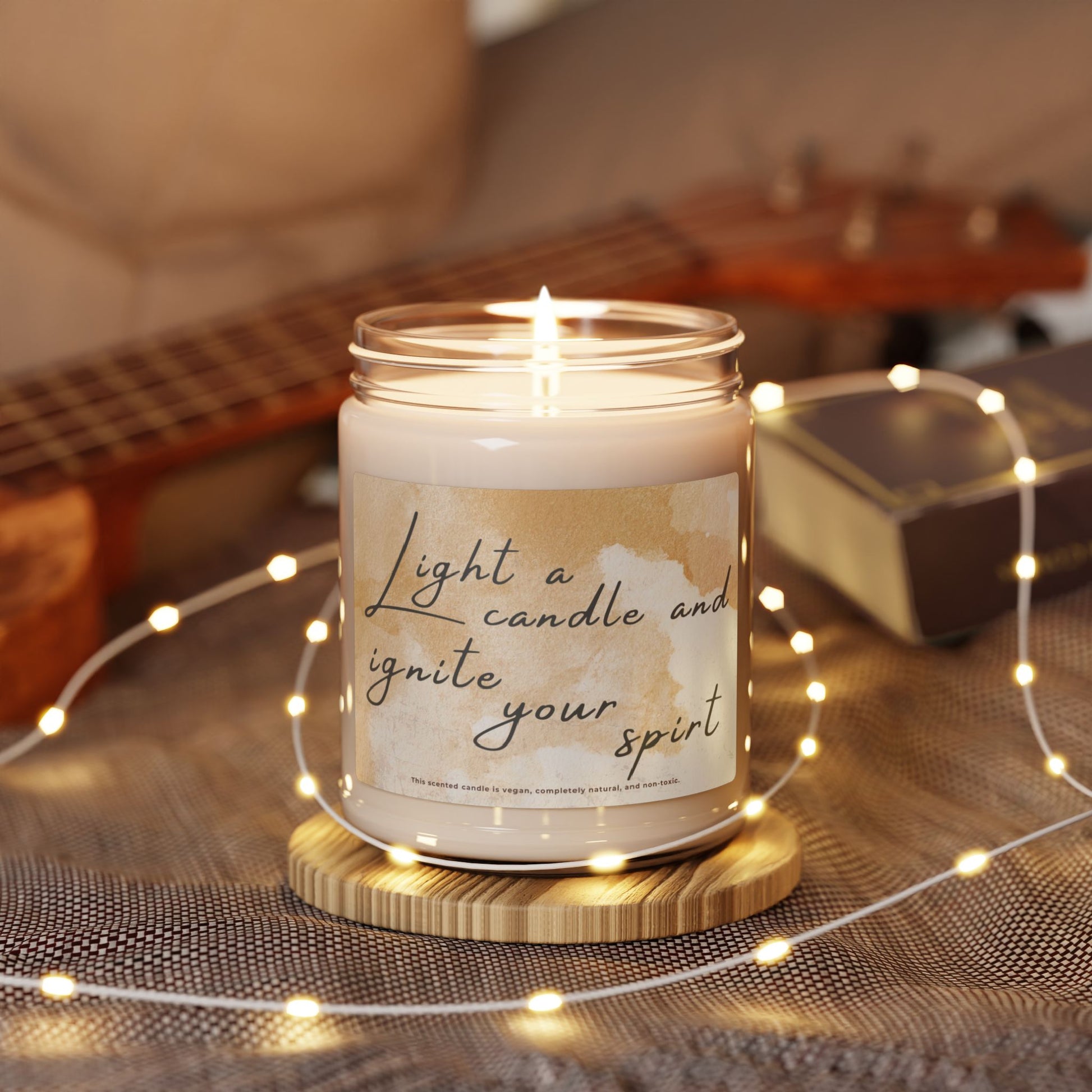 Scented Soy Candle | Light a Candle and Ignite your Spirit Christmas Warmth 9oz