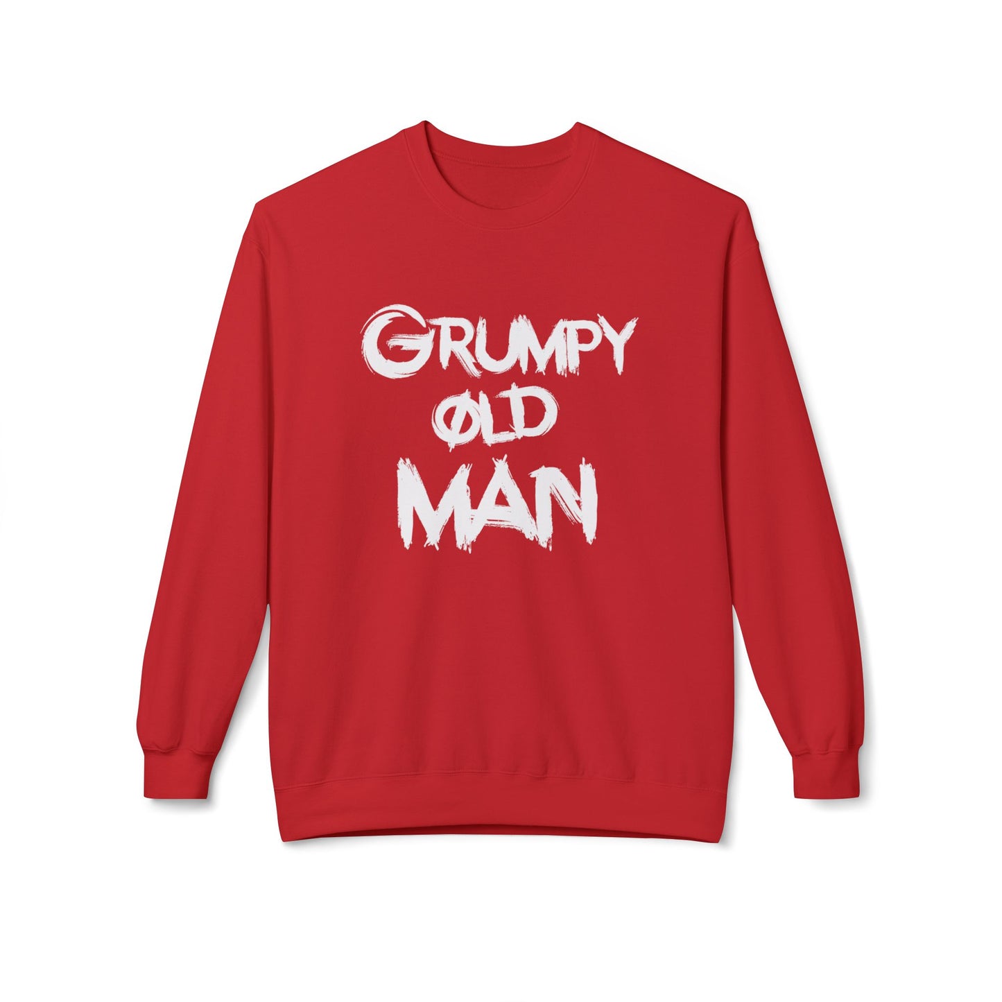 Grumpy Old Man | Crewneck Sweatshirt Red