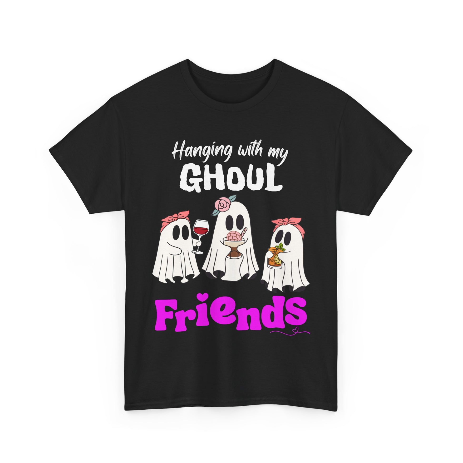 Halloween | Hanging with My Ghoul Friends T-Shirt Black