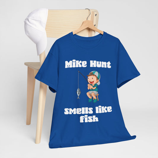 NSFA | Mike Hunt Smells Like Fish Inappropriate T-Shirt