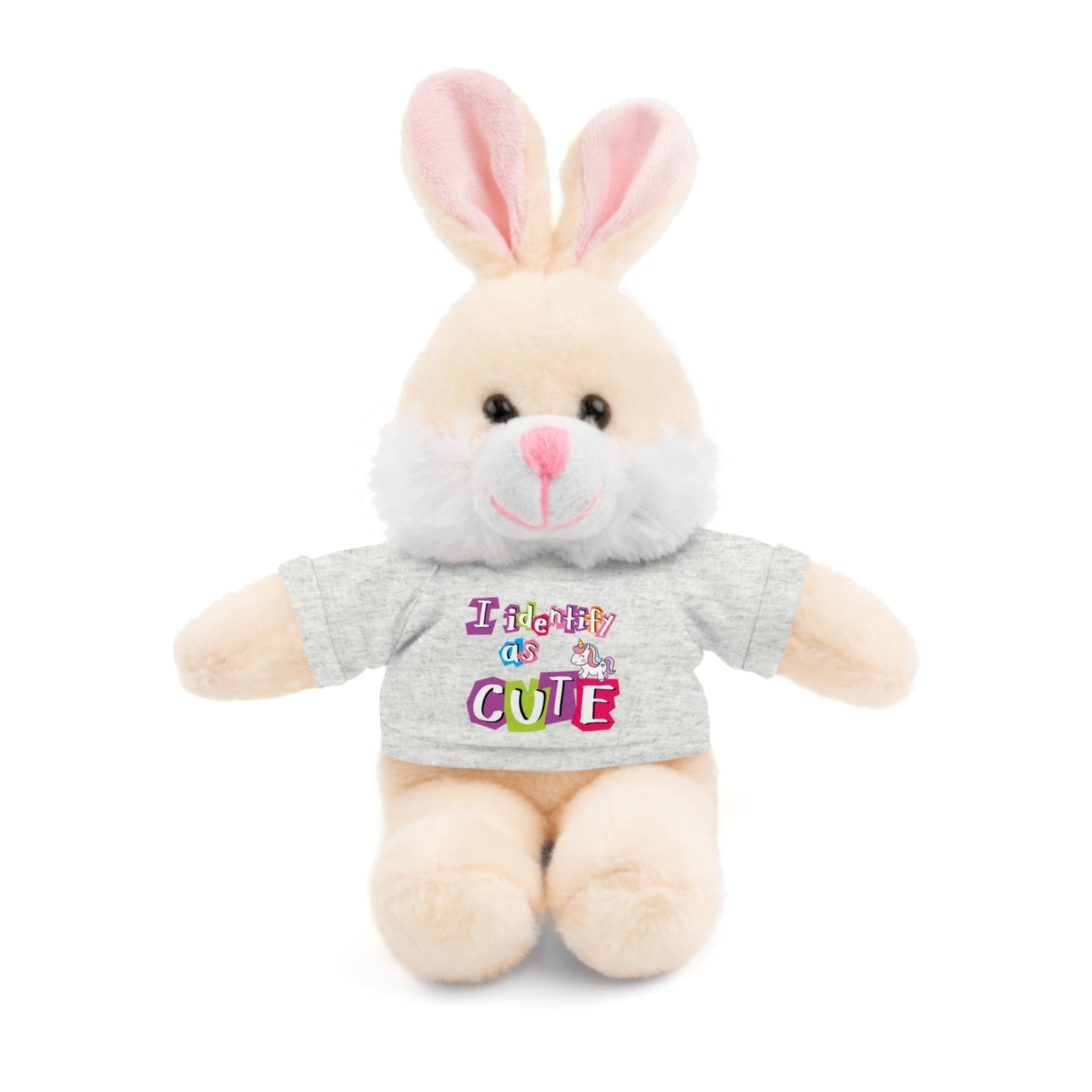 Cuddle Critters 8" Plushie | I Identify as Cute soft toy Ash Bunny 8"