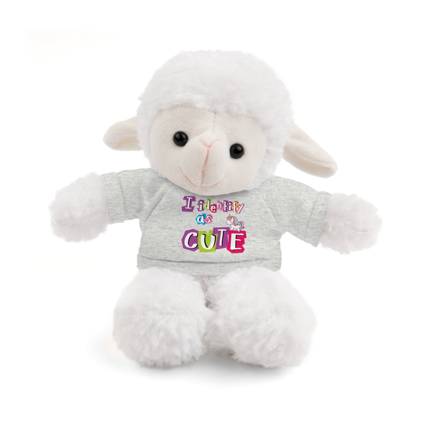 Cuddle Critters 8" Plushie | I Identify as Cute soft toy Ash Sheep 8"