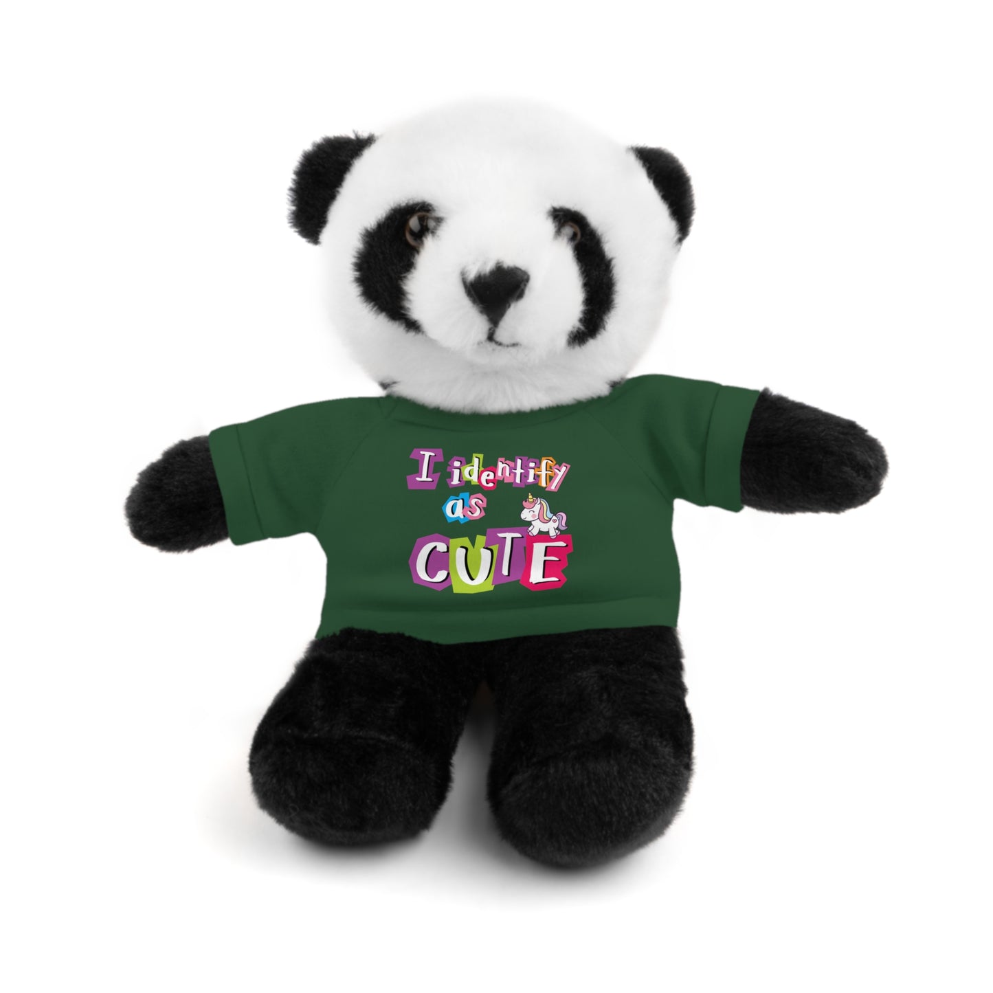 Cuddle Critters 8" Plushie | I Identify as Cute soft toy Forest Green Panda 8"