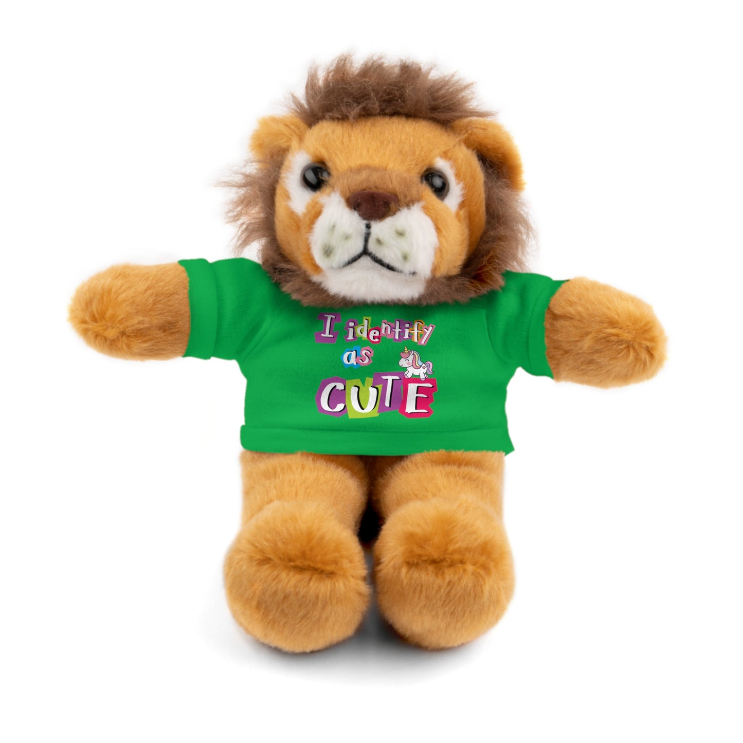 Cuddle Critters 8" Plushie | I Identify as Cute soft toy Irish Green Lion 8"