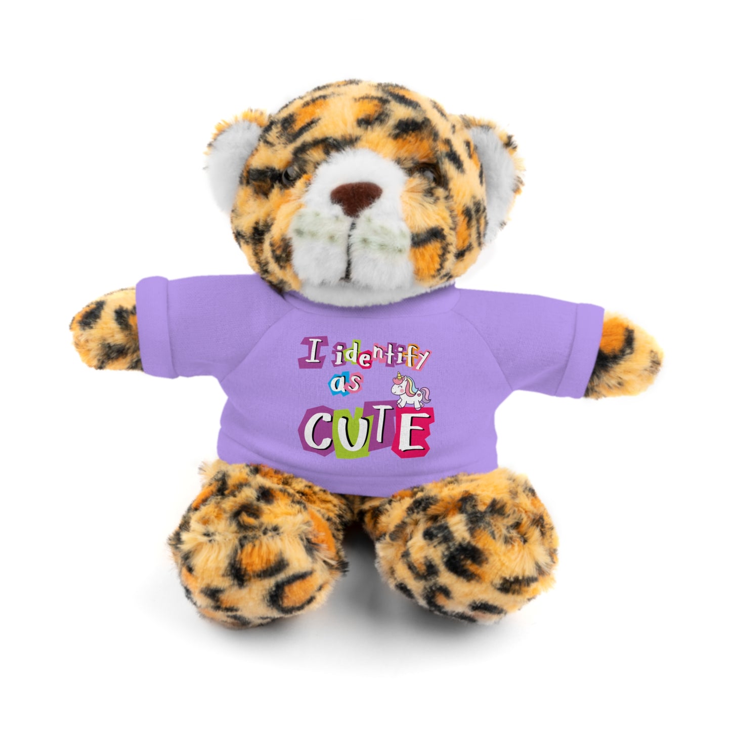 Cuddle Critters 8" Plushie | I Identify as Cute soft toy Lavender Jaguar 8"