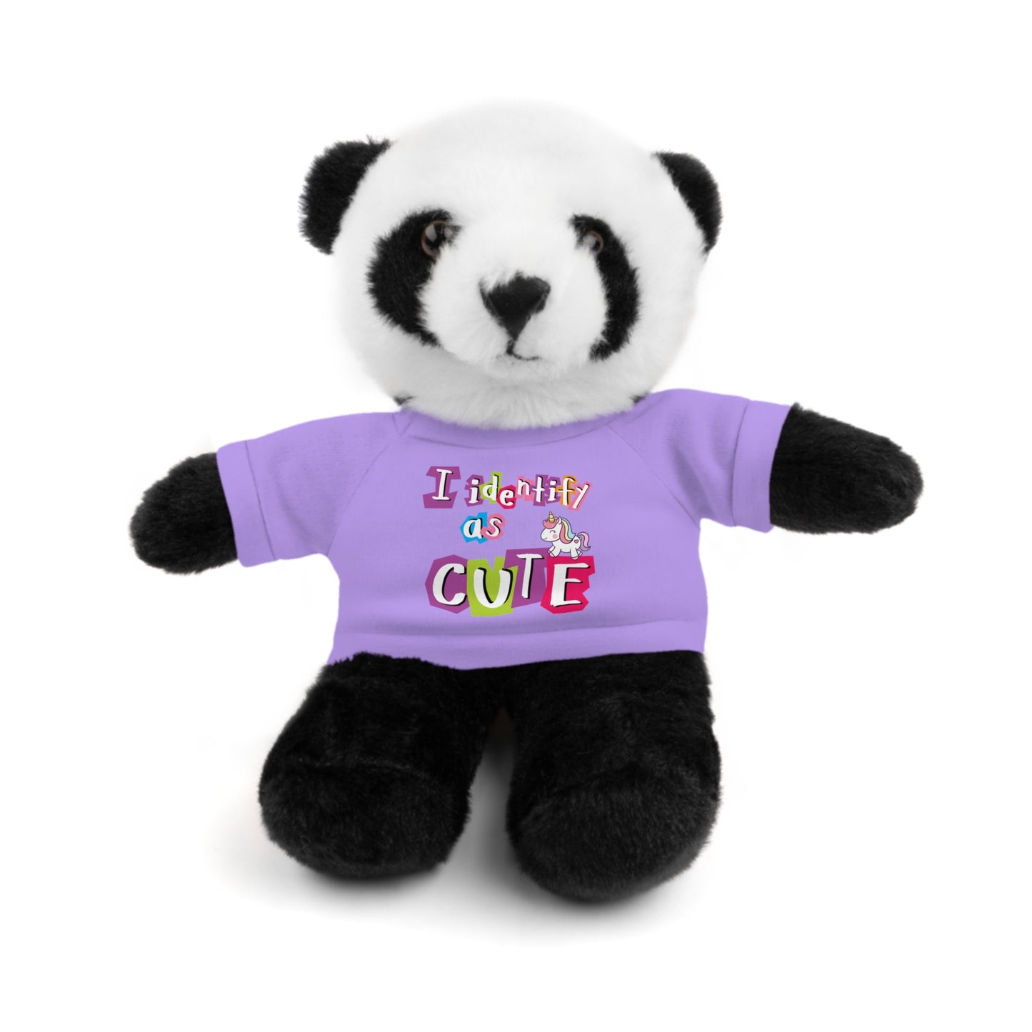 Cuddle Critters 8" Plushie | I Identify as Cute soft toy Lavender Panda 8"