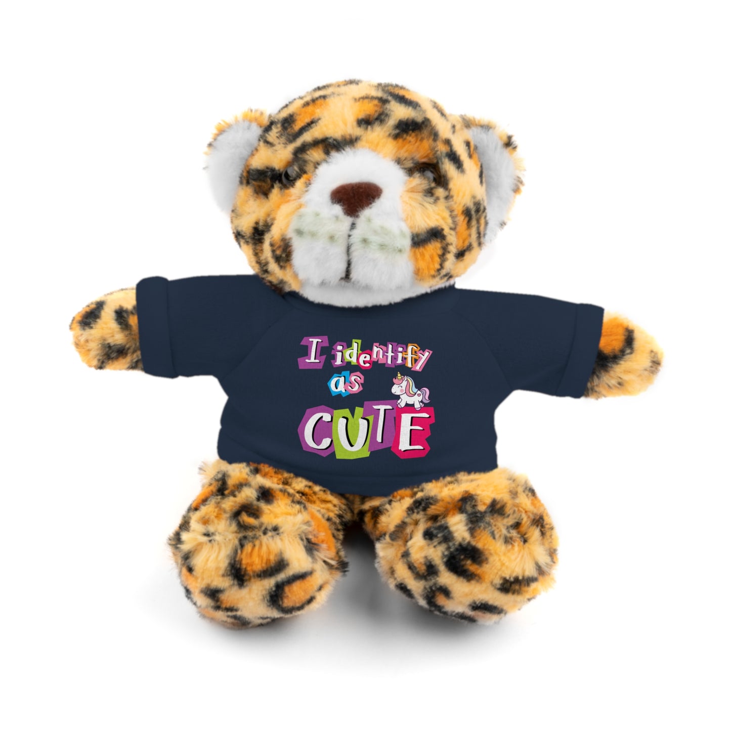 Cuddle Critters 8" Plushie | I Identify as Cute soft toy Navy Jaguar 8"