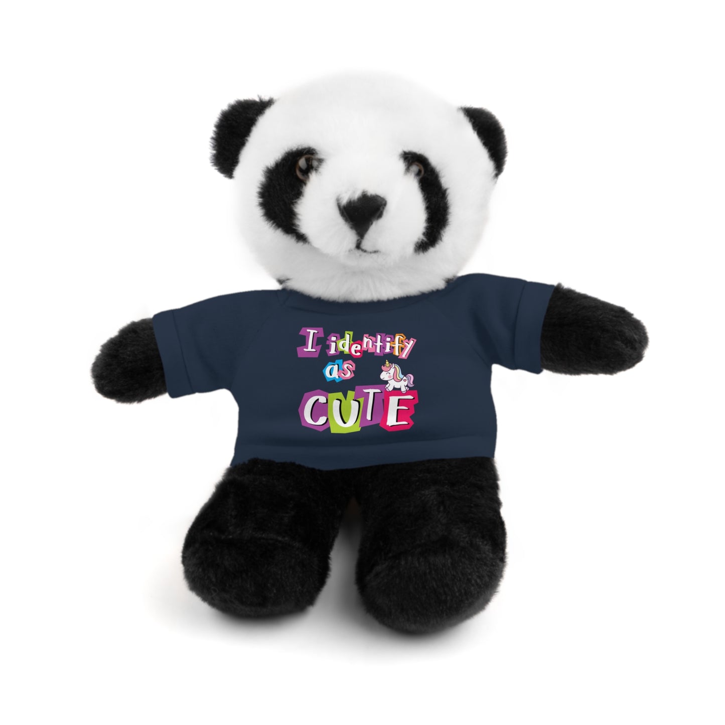 Cuddle Critters 8" Plushie | I Identify as Cute soft toy Navy Panda 8"